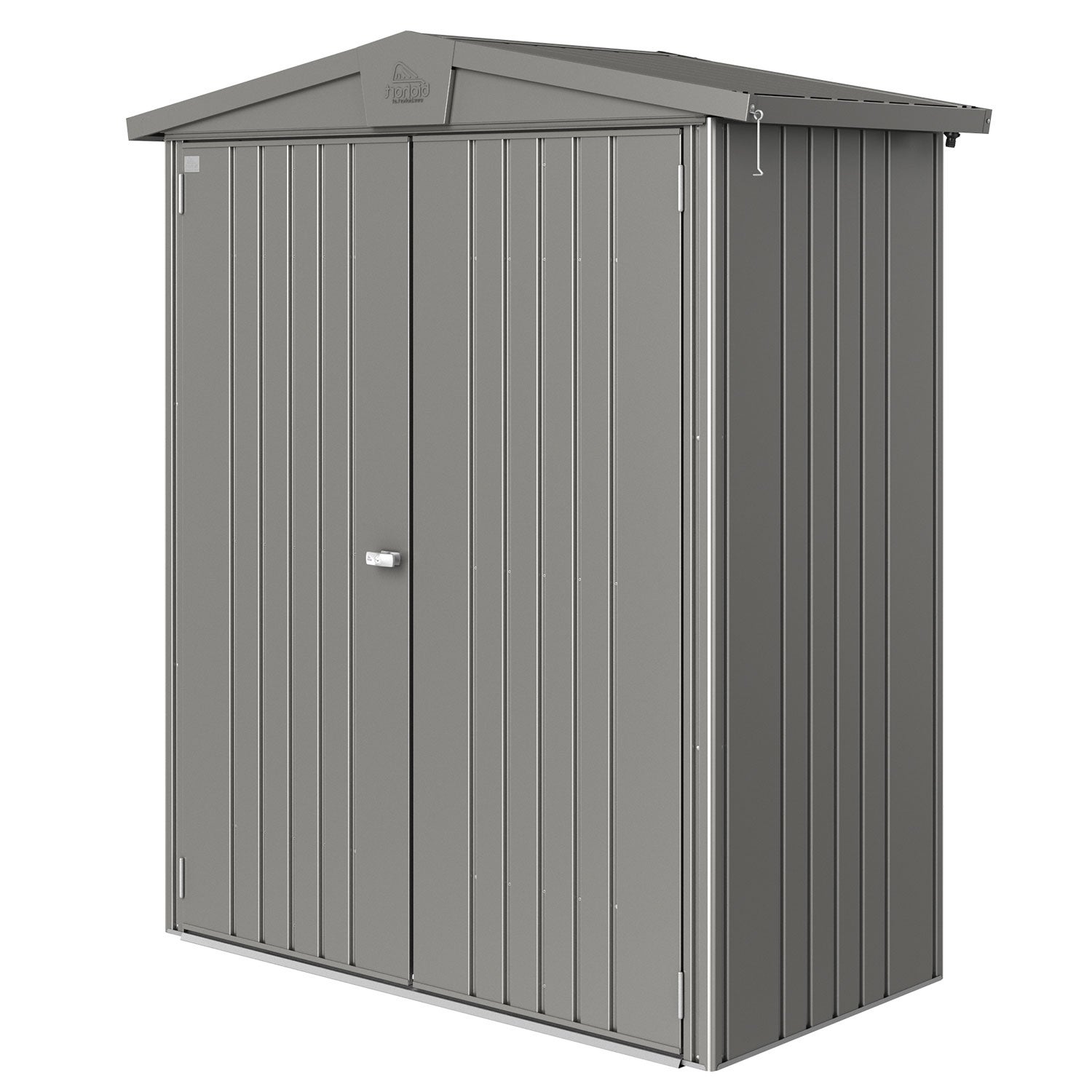 Europa Garden shed 1 Metallic quartz grey