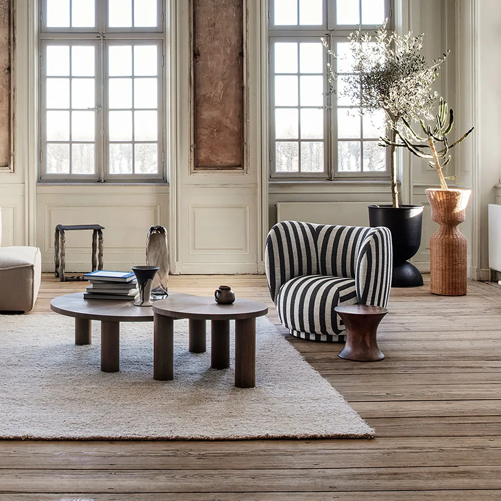 Rico Lounge Lenestol Louisiana - Sand/Black