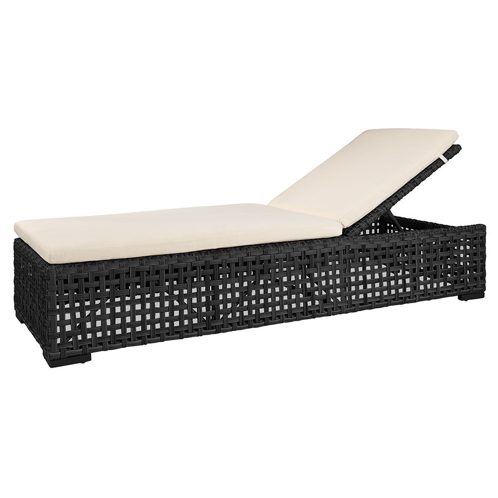 Solseng Orlando Classic kunstrotting svart ekskl. pute Artwood