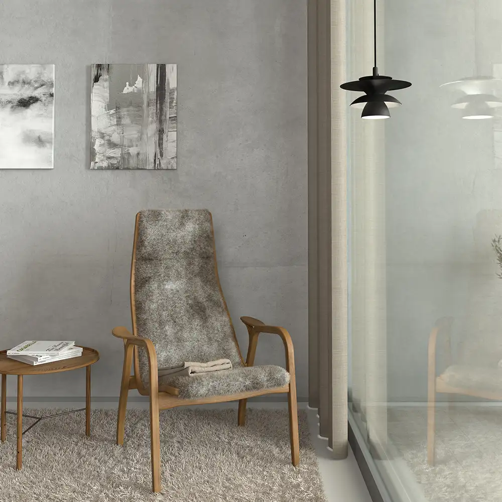 Picasso pendel 180 mm Matt svart