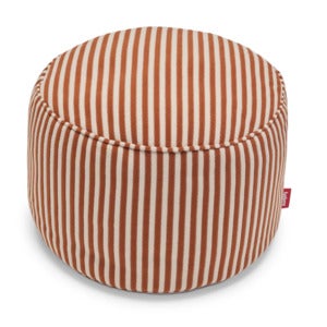 Point Terry pouf Cognac Creme