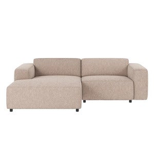 Willard sofa 3-seter sofa chaiselong venstre stoff Alice lys beige