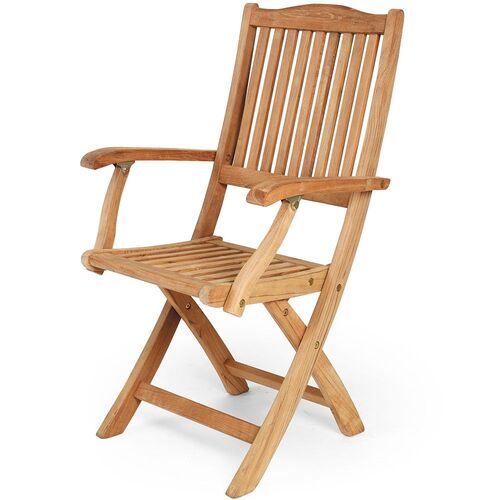 Filippa karmstol natur teak Brafab