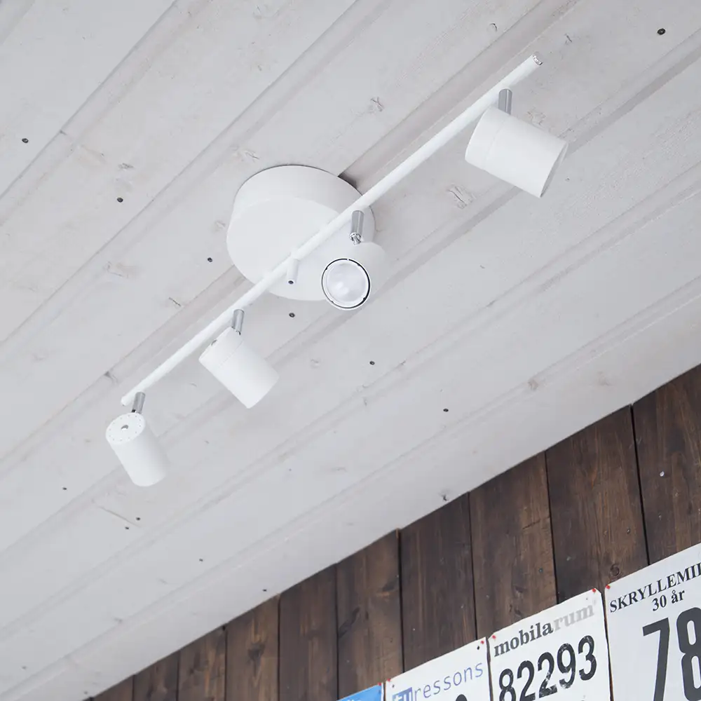 Correct takskinne 4-spots Hvit by Rydéns | 