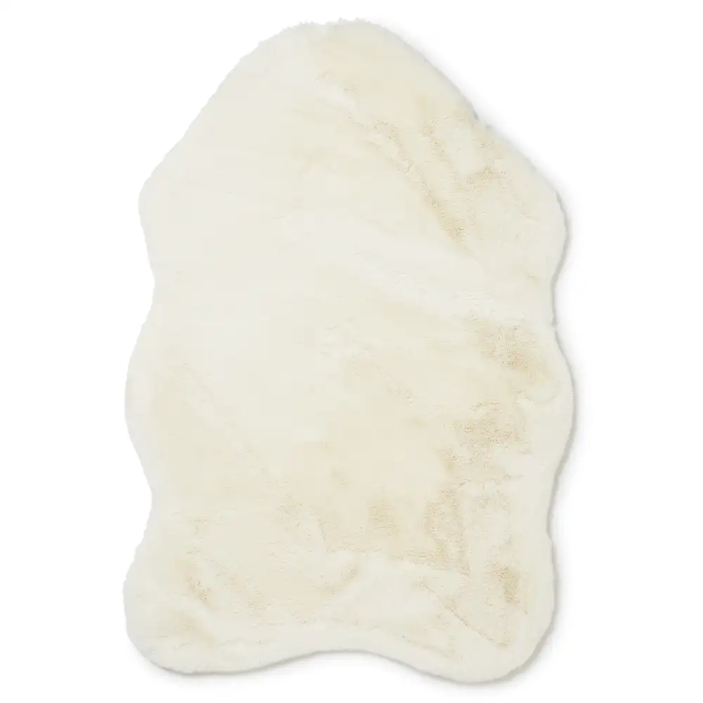 Skinnwille, Fluffy Teppe Ivory