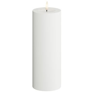  LED blokklys utendørs 7,5x20 cm hvit