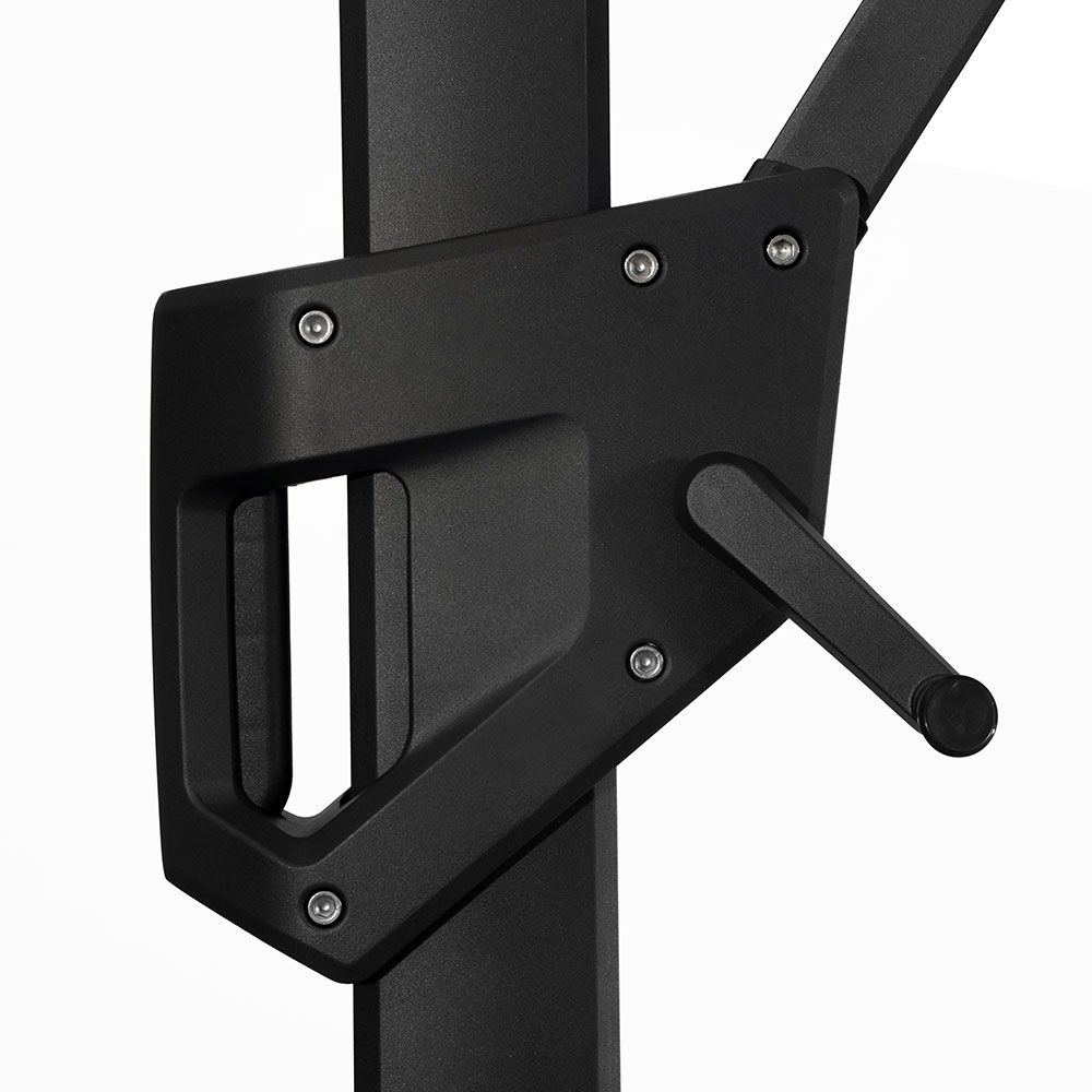 Hyde Luxe 300x400 cm Grey Frittstående parasoll