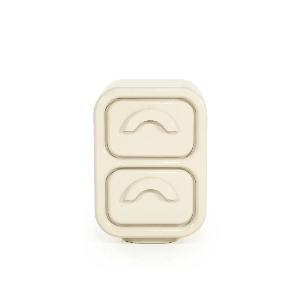 Gubby liten kommode - beige 40,5x31,5x58 cm