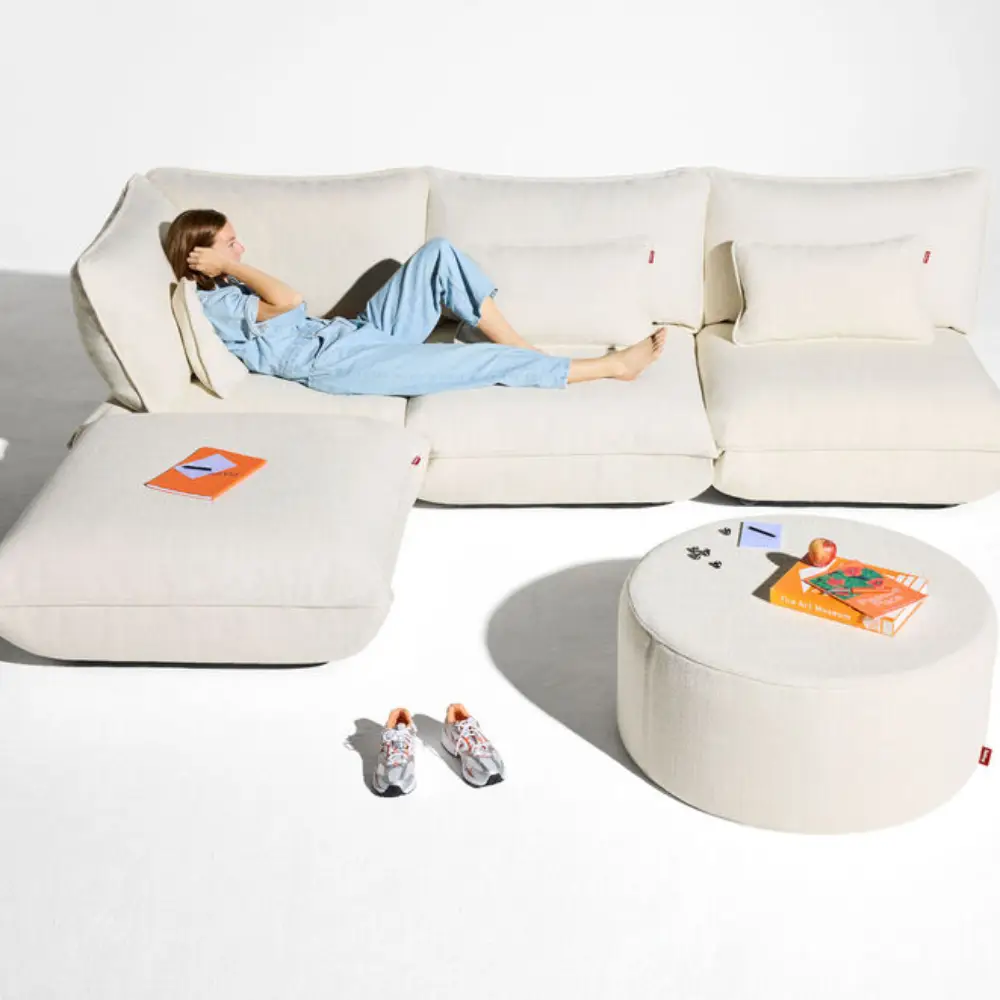 sumo armlene boucle recycled creme