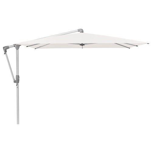 Sunwing Casa fritthengende parasoll 270 X 270 cm kat.4 anodisert alu / 404 White Glatz