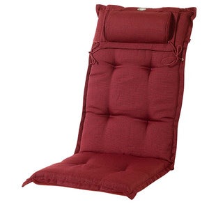 Canyon 8 cm stillingspute i strukturdralon bordeaux