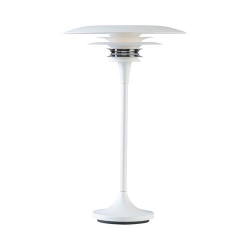 Diablo bordlampe D300 Matt hvit Lg9 inkl. lyskilde