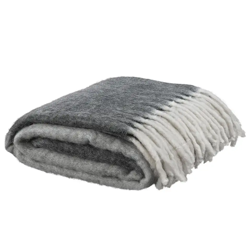 Splendid Block pledd Grey Artwood