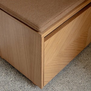 Oppbevaringsbenk Hideaway Rute – Sugar Brown