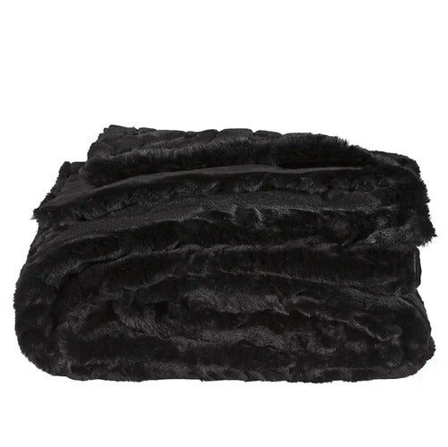 Celine Pledd 150 x 260 cm svart
