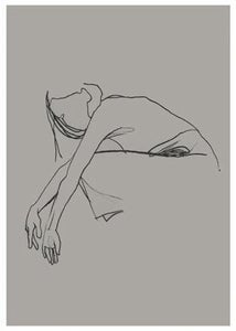 Anna Bülow poster Flow 2 50x70 cm sign/numrerat