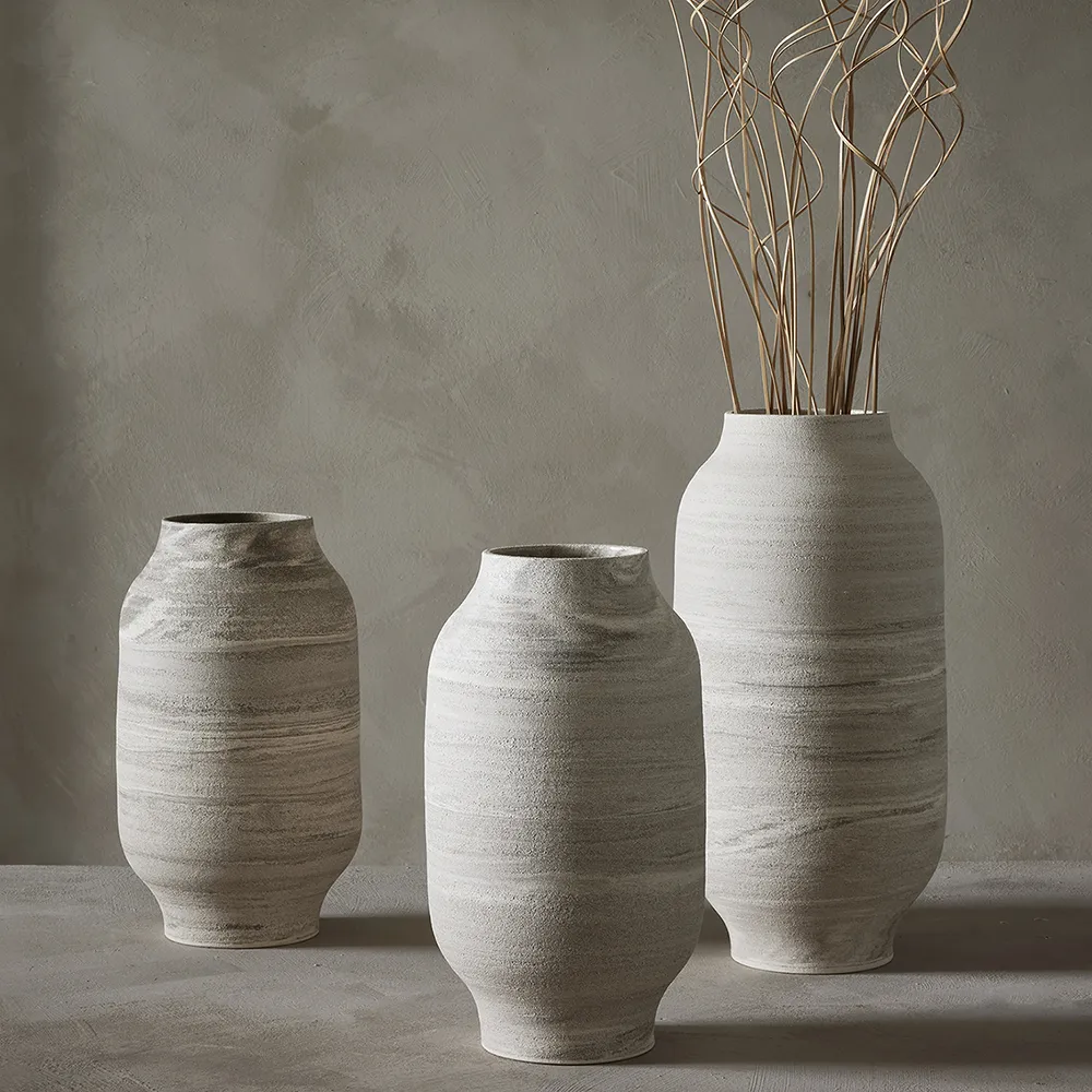 Skogsö Vase 35cm Light Grey