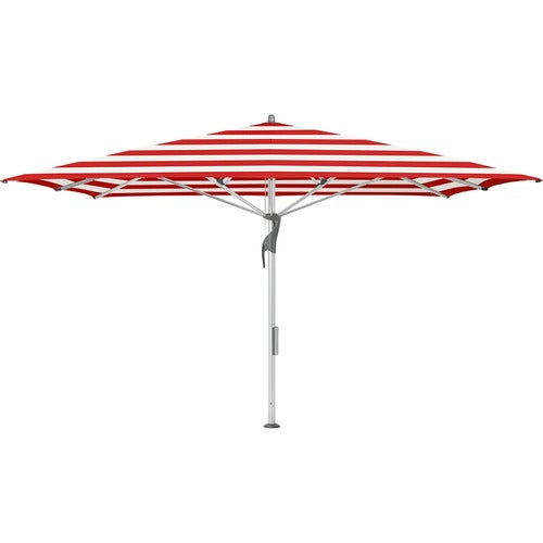 Fortello LED 400x400 cm parasoll alu Cat.5 800 Red Stripe