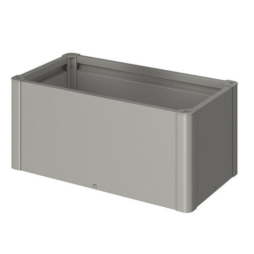 Belvedere plantebed mini størrelse 100 metallic kvartsgrå Biohort