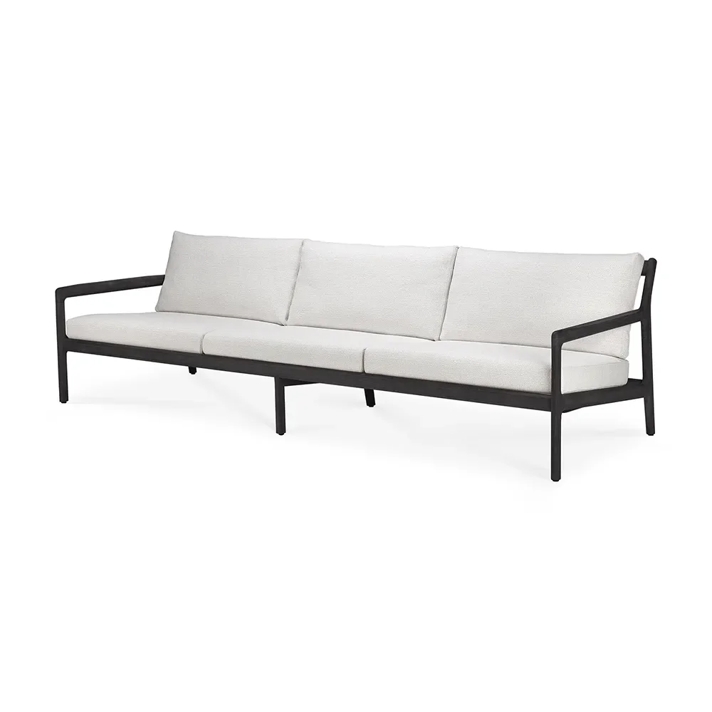 Ethnicraft, Jack 3-seters soffa Black/Off White