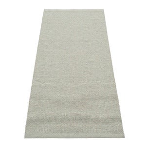 Emm teppe Sage/Linen Met. - Linen warp 70 x 180 cm