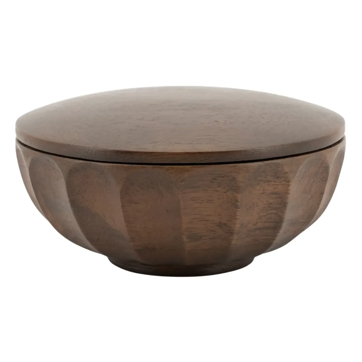 Storage bowl Yori small 13,7x13,7x6,5 cm Mangotre dark brown