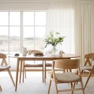 Tyler oval spisebord 170-210x705 cm eik