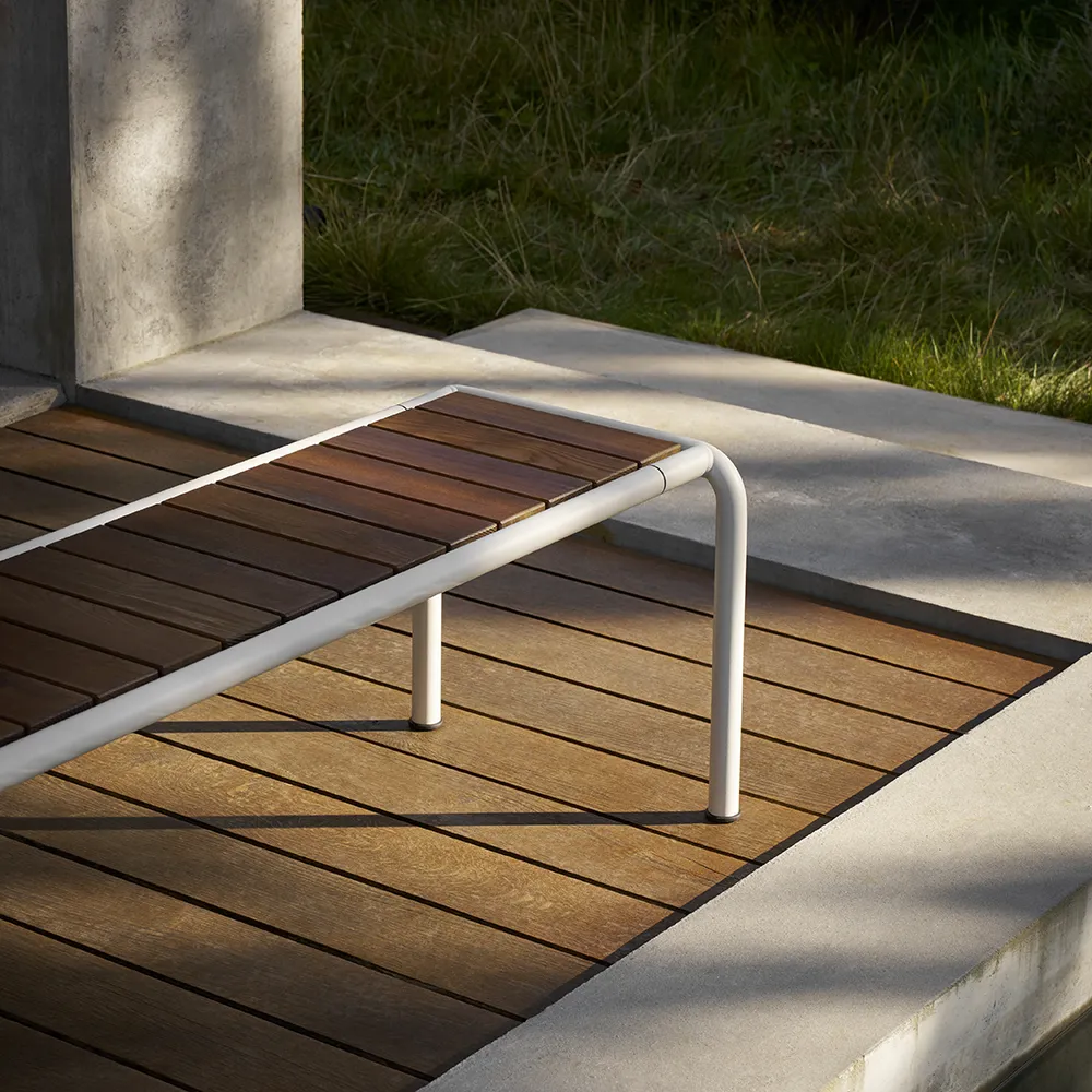 AVANTI benk stor ask/hvit