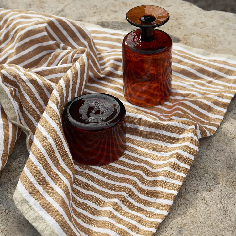 Kjøkkenhåndkle Hale  Golden Brown/Silver Fern