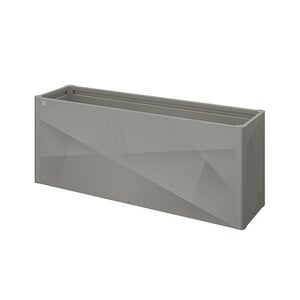 Dyrkingsbed 2 x 0,5 X-Design metallic quartz grå