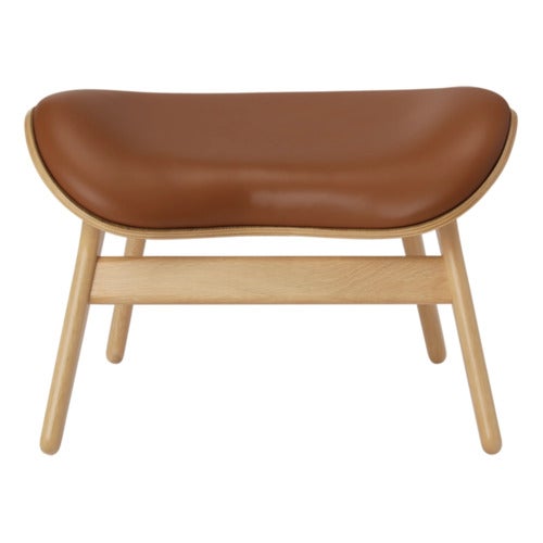 A Conversation Piece Ottoman Fotskammel Oak/Umage Leather Cognac