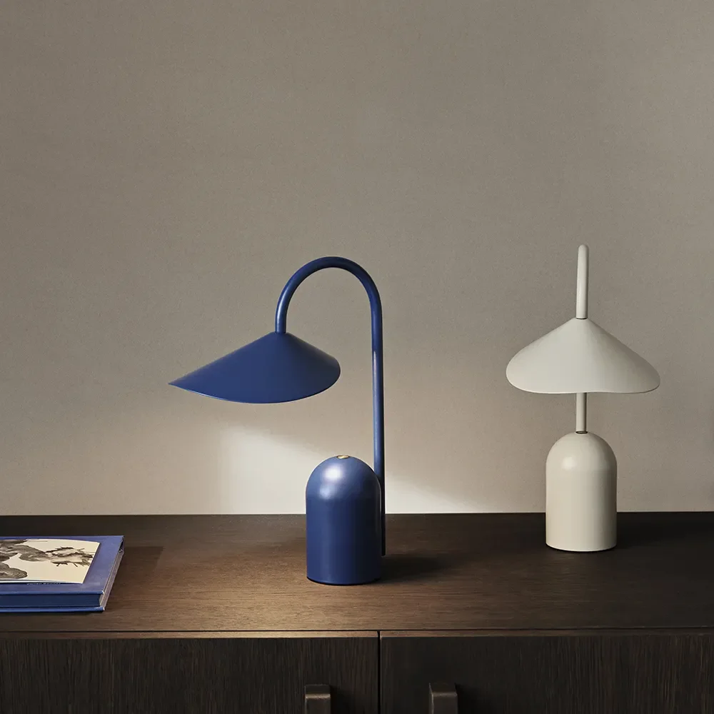 Arum Portabel lampe Bright Blue
