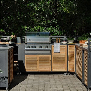 FornaX kjøkken hjørne stor svart/grå Bra