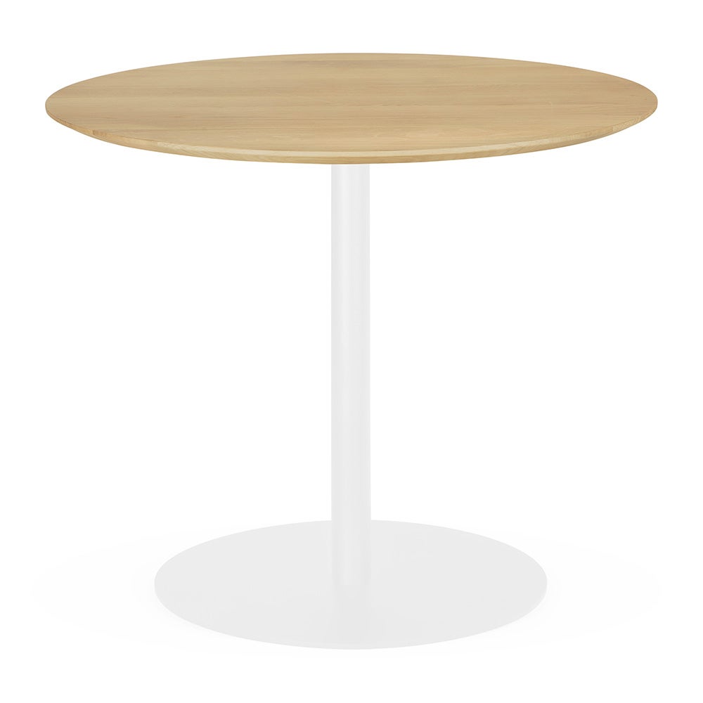  Blend spisebordplate lakkert eik Ø90 cm