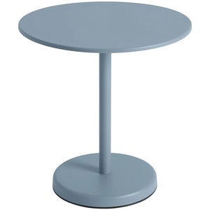 Linear Steel Bistrobord Ø70 cm Pale Blue 