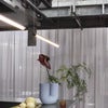 Fine Suspension Lamp 90 cm - Deep Red