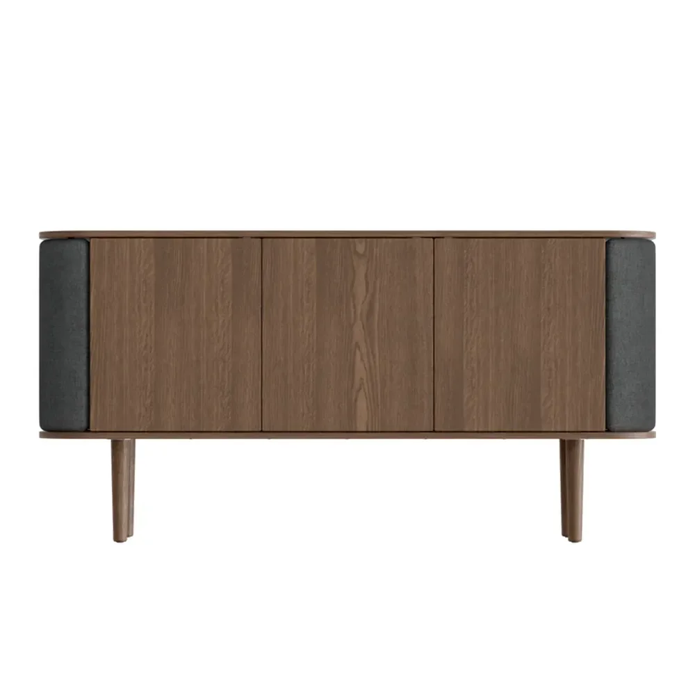 Treasures 3-dørs skap mørk eik/Shadow