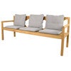 Grace 3-seters sofa Teak