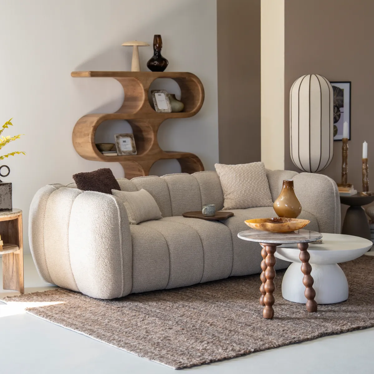 Teppe Nami 190x290 cm Brown