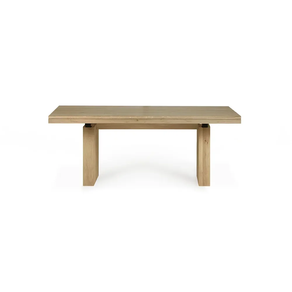 Double Spisebord 100x200-300 cm Eik