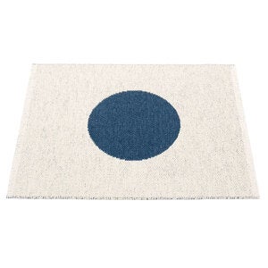 Vera matte 70x90 cm small one ocean blue / vanilla 