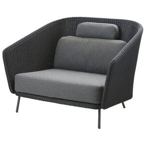 Mega Lounge lenestol Graphite inkl. Airtouch-putesett