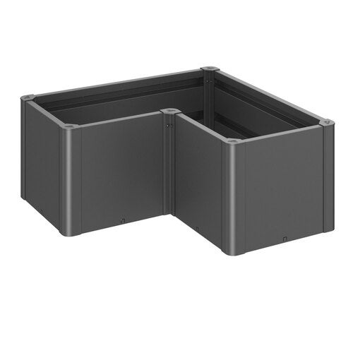 Belvedere plantebed mini størrelse l100 metallic mørkegrå Biohort