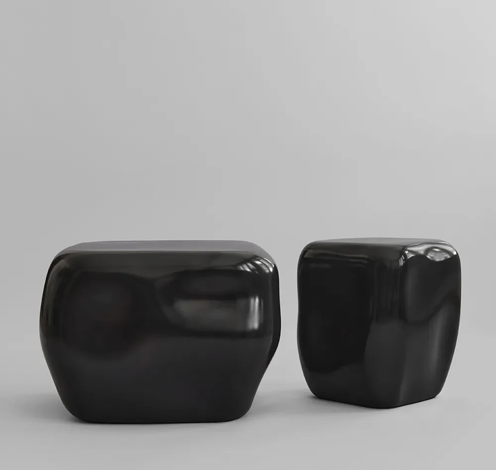 Ishi salongbord mini - Høyglasurkaffe