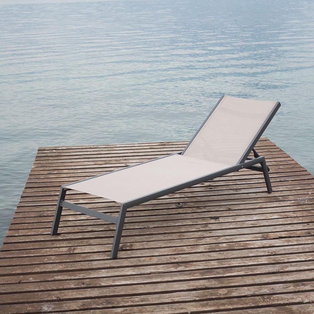 Ocean solseng i antracit/taupe aluminium