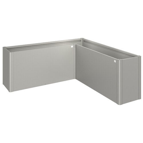 Belvedere plantebed maxi size l200 metallic quartz-grå Biohort
