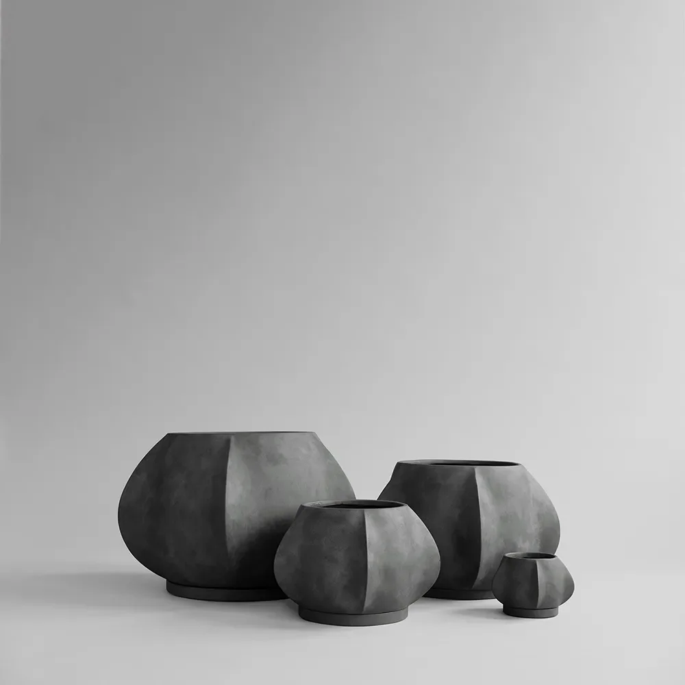 Arket krukke Medio - Dark Grey