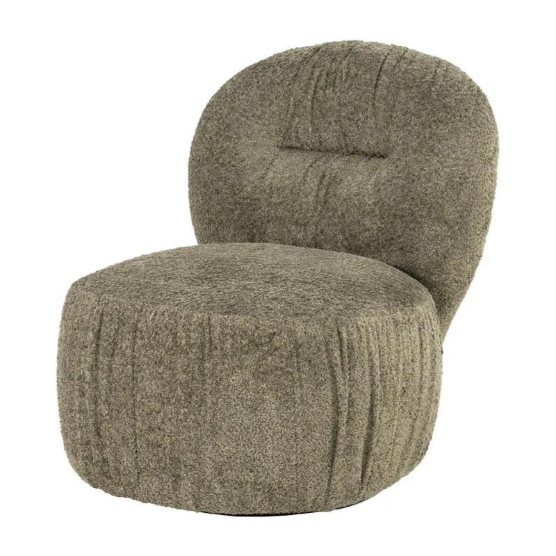 Roux loungestol 72x91x76,5 cm polyester grønn