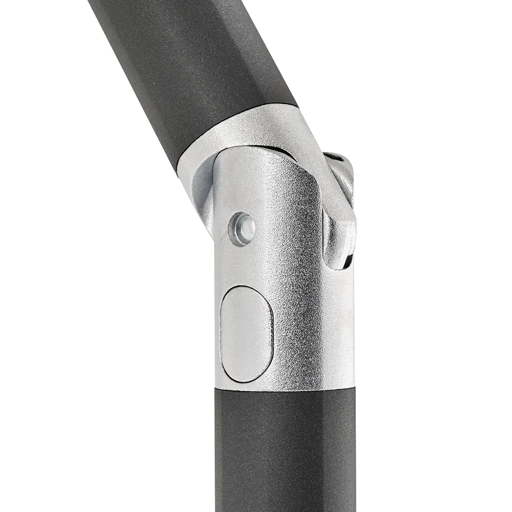 Smart parasoll 240x240 cm anthracite Kat.5 800 Red Stripe