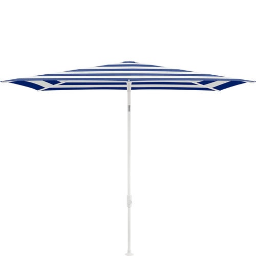 Smart parasoll 250x200 cm matt white Kat.5 602 Blue Stripe